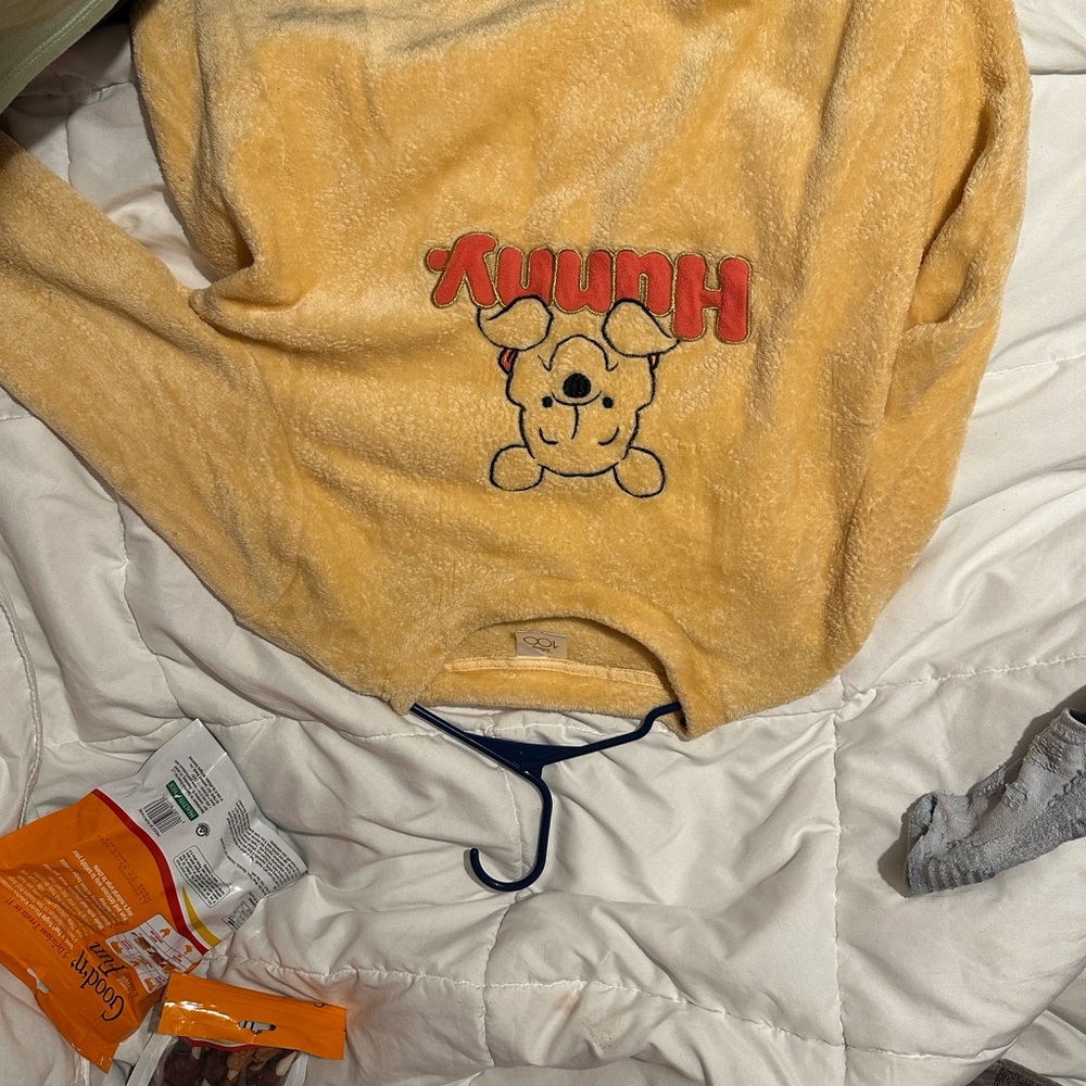 Disney Yellow Winnie the Pooh Sweatshirt